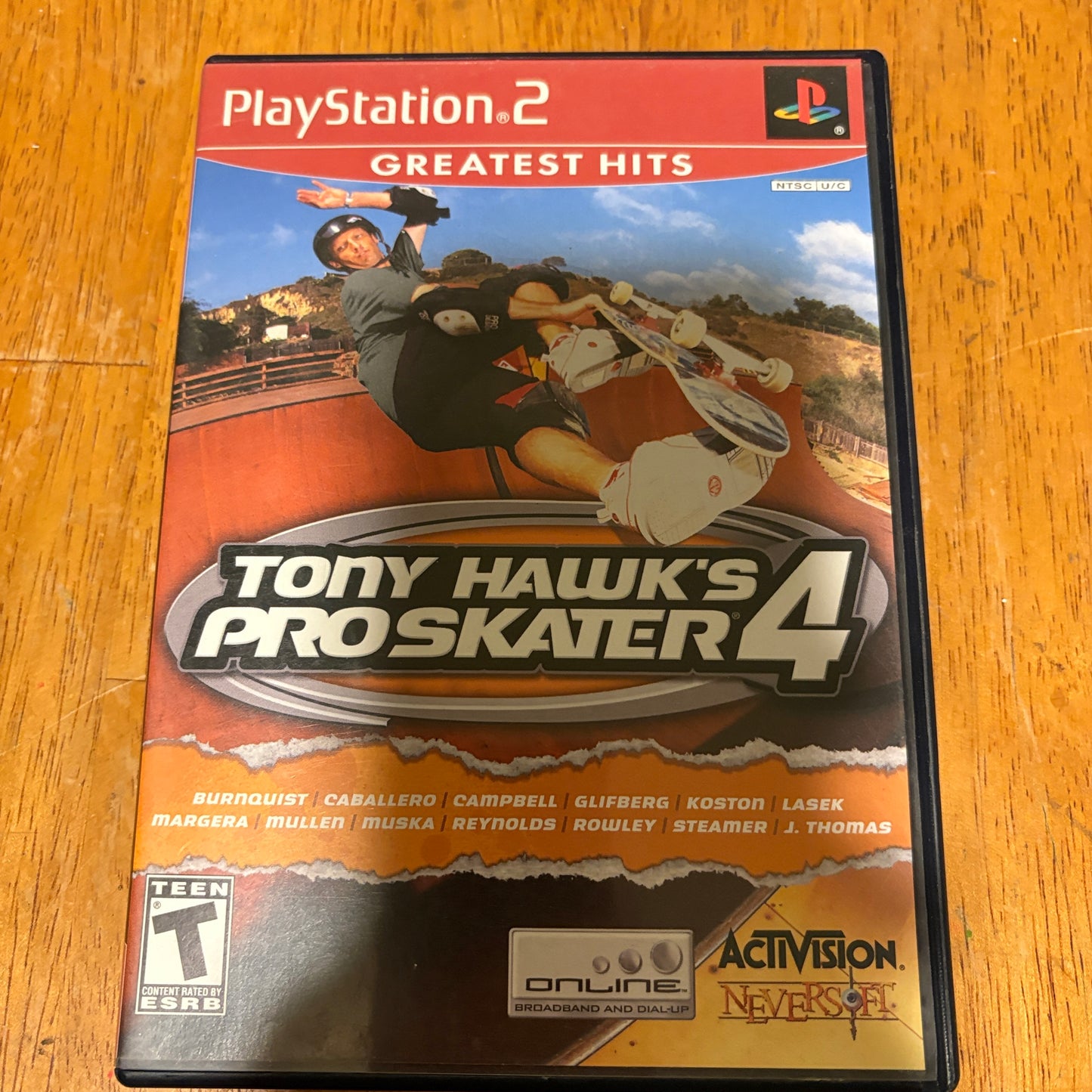 Tony Hawk's Pro Skater 4 PS2 Greatest Hits Complete + 8MB Memory Card Tested