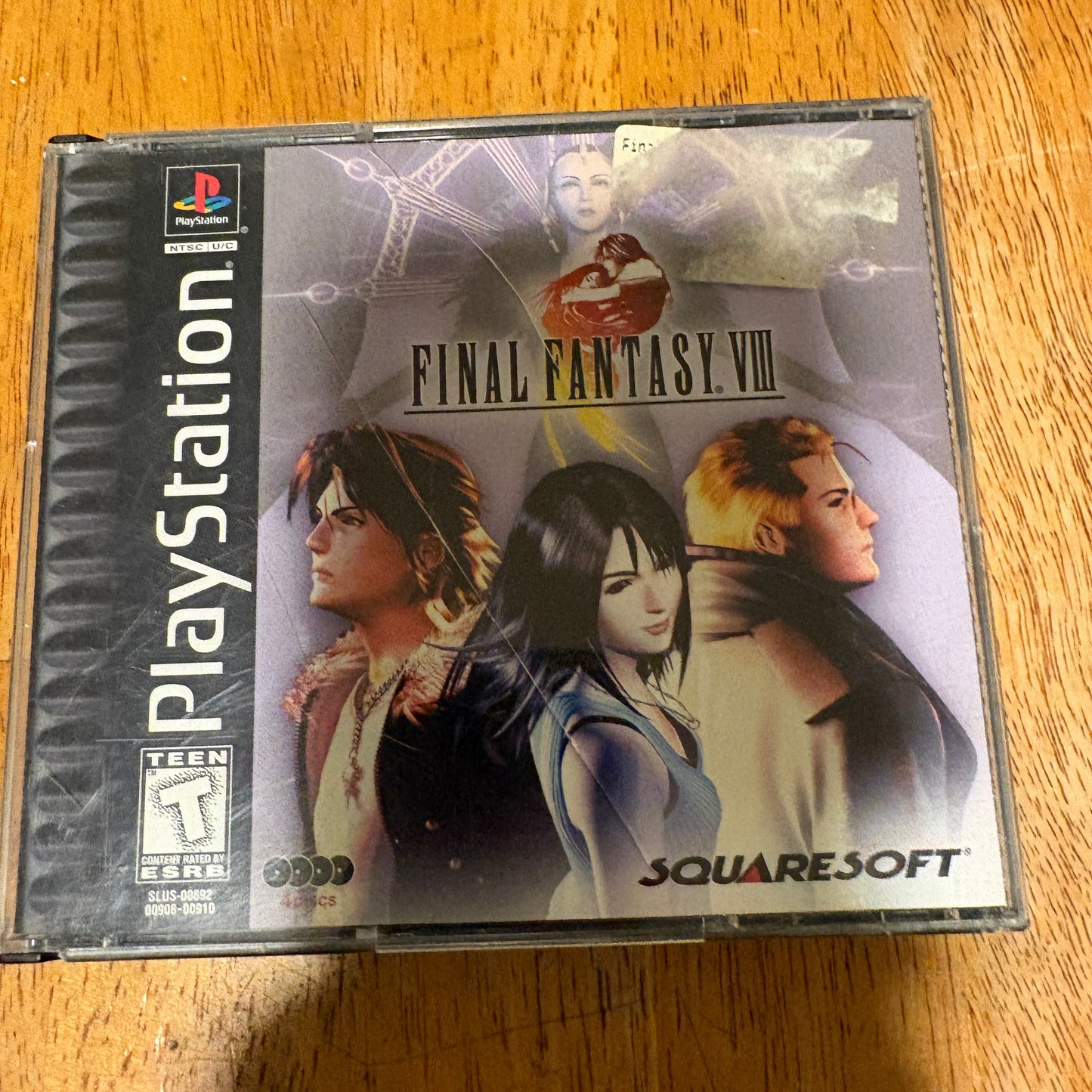 Final Fantasy VIII PS1 Complete 4 Disc Set Black Label Excellent All Discs FF8