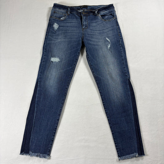 STS Blue Jeans Womens Size 28 Distressed Skinny Ankle Denim Raw Hem Stretch Fit!