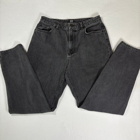 BDG Urban Outfitters Mom Jeans High Rise Black Washed Denim Baggy Women’s 31