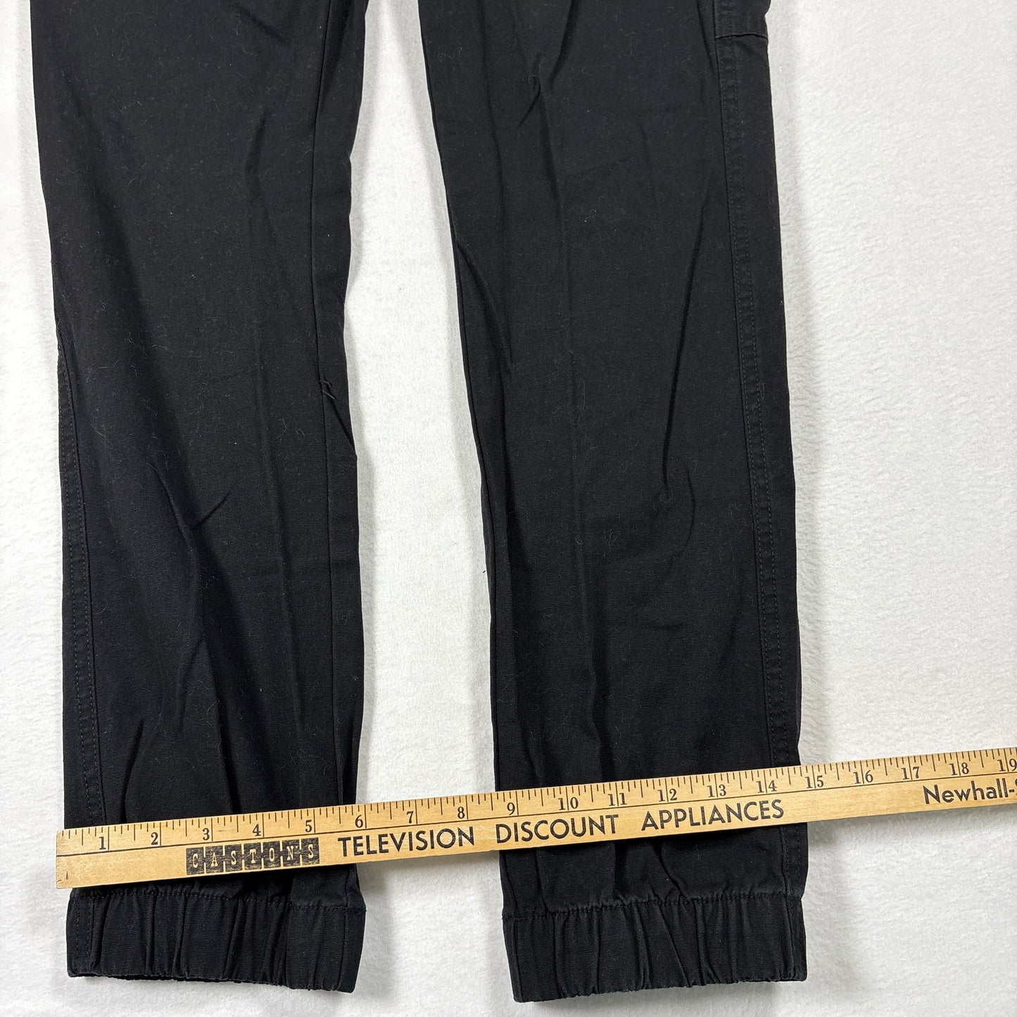 CSG Mens Jogger Pants Medium Black Cargo Drawstring Elastic Waist Streetwear