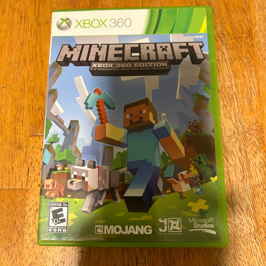 Minecraft Xbox 360 Edition Complete CIB Tested Mojang Microsoft Xbox 360 Game