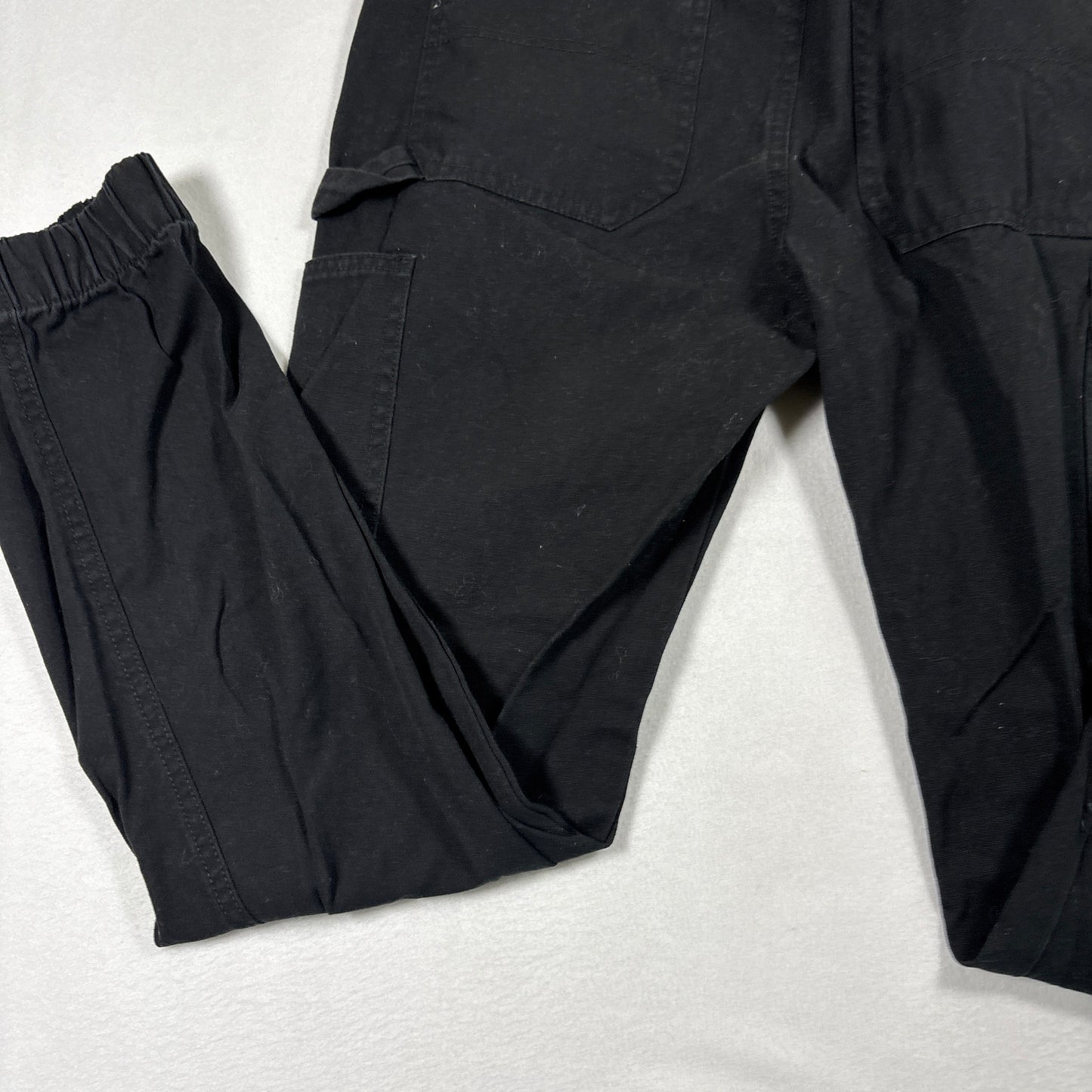 CSG Mens Jogger Pants Medium Black Cargo Drawstring Elastic Waist Streetwear