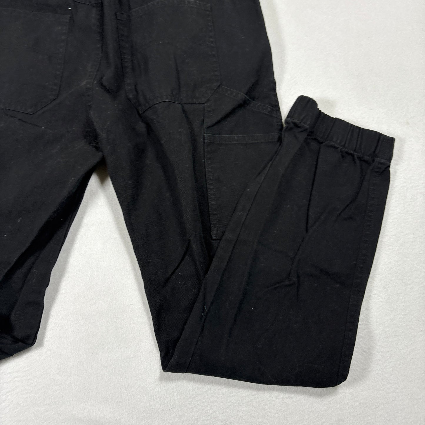 CSG Mens Jogger Pants Medium Black Cargo Drawstring Elastic Waist Streetwear