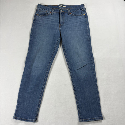 Levis Boyfriend Jeans Womens 29x27 Blue Denim Relaxed Fit Vintage Y2K OG