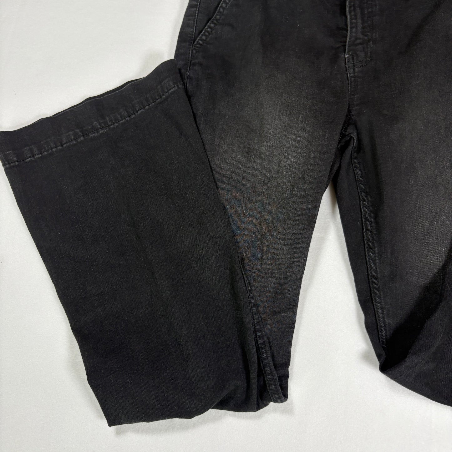 Thereabouts Girls Flare Jeans Black Denim Bootcut Style Youth Size 14