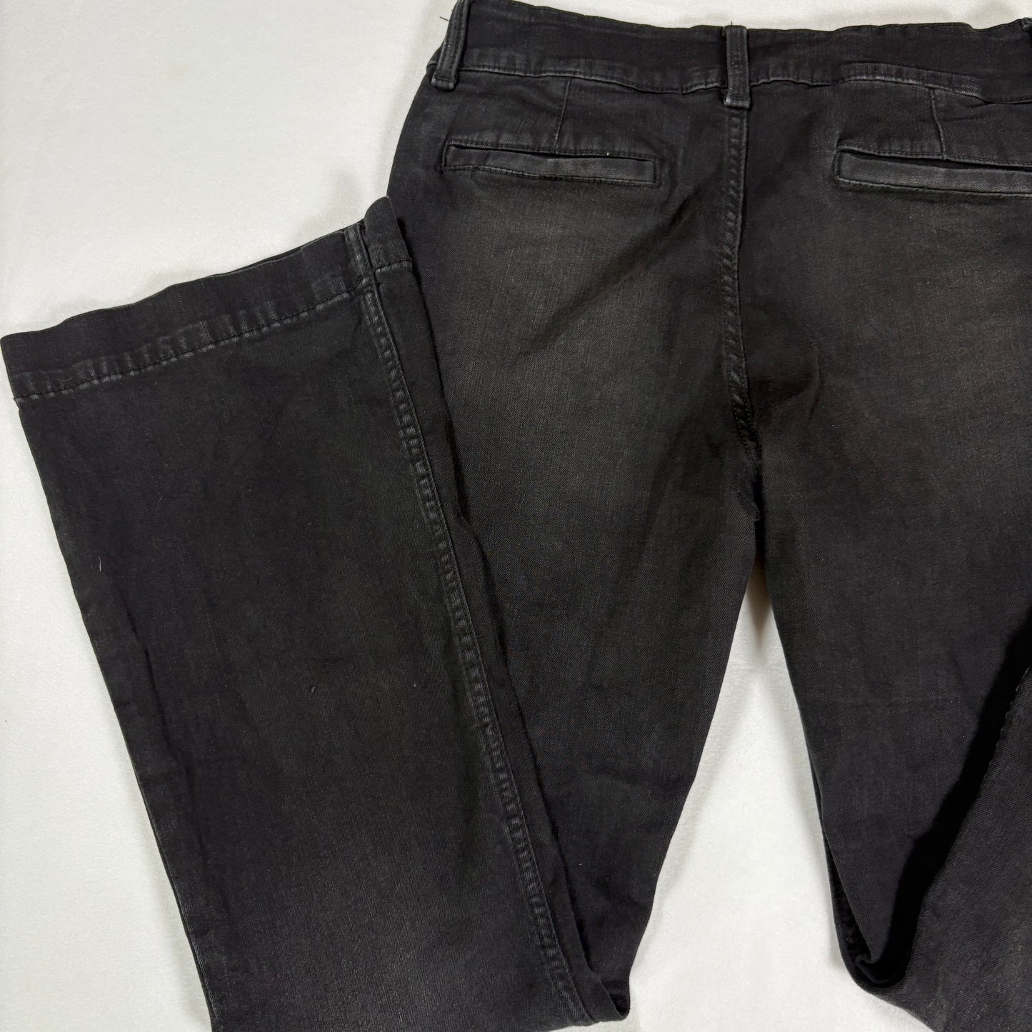 Thereabouts Girls Flare Jeans Black Denim Bootcut Style Youth Size 14