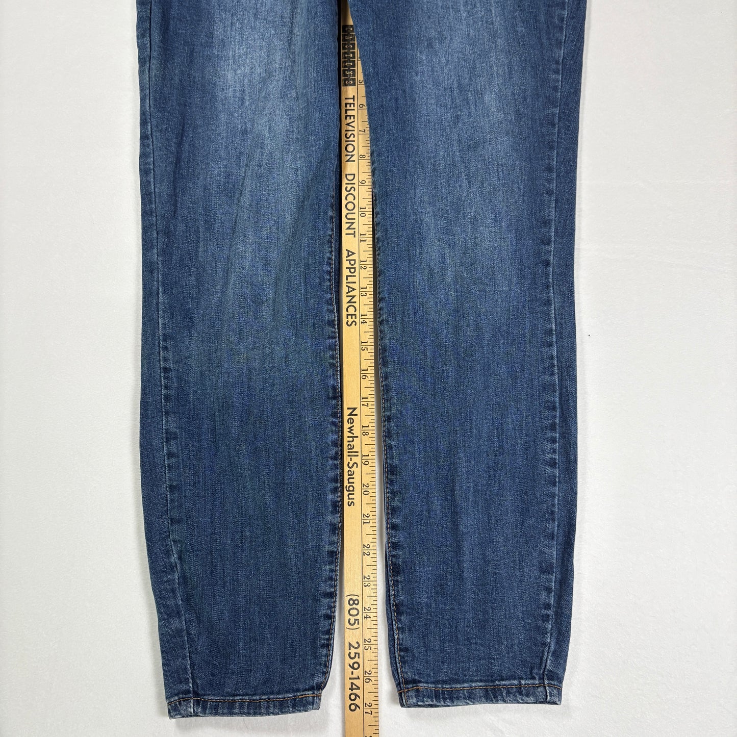 Forever 21 Plus Womens Jeans Blue Denim Skinny Stretch High Rise Size 14