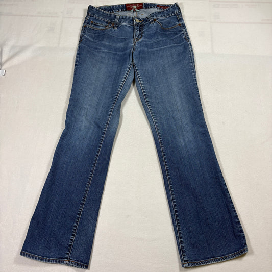 Lucky Brand Lola Boot Jeans Womens 6/28 Blue Bootcut Mid Rise Stretch Denim