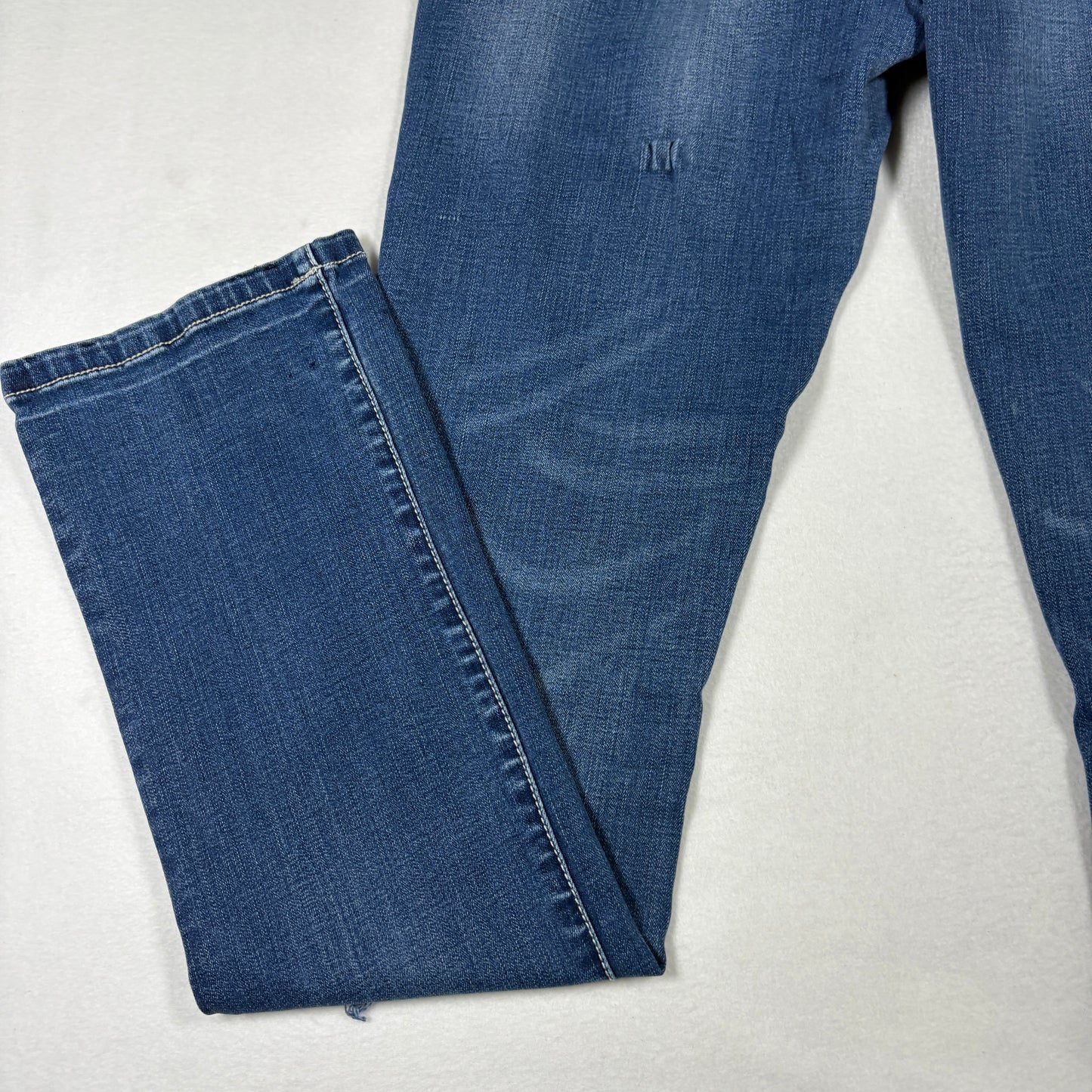 Lola Jeans Womens 30/8 Kate Distressed Blue Denim Slim Fit Jeans Y2K Vintage