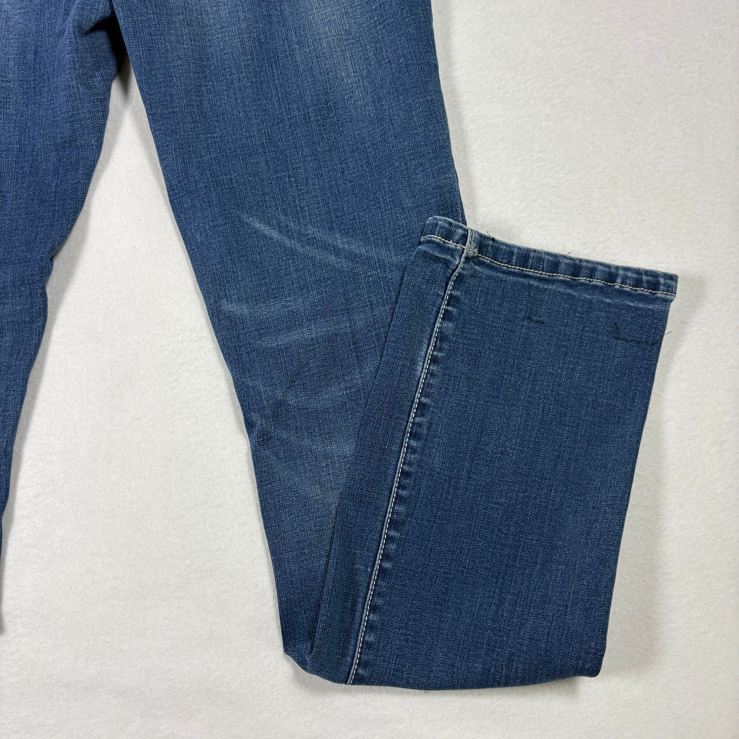 Lola Jeans Womens 30/8 Kate Distressed Blue Denim Slim Fit Jeans Y2K Vintage