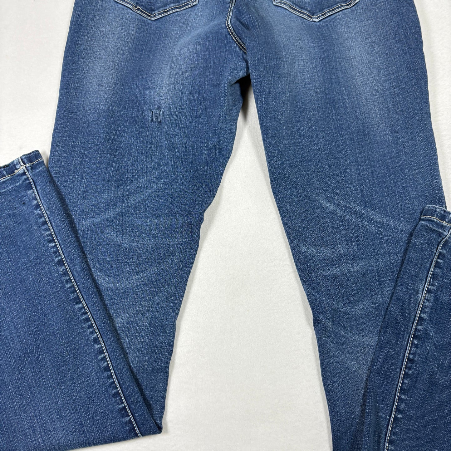 Lola Jeans Womens 30/8 Kate Distressed Blue Denim Slim Fit Jeans Y2K Vintage