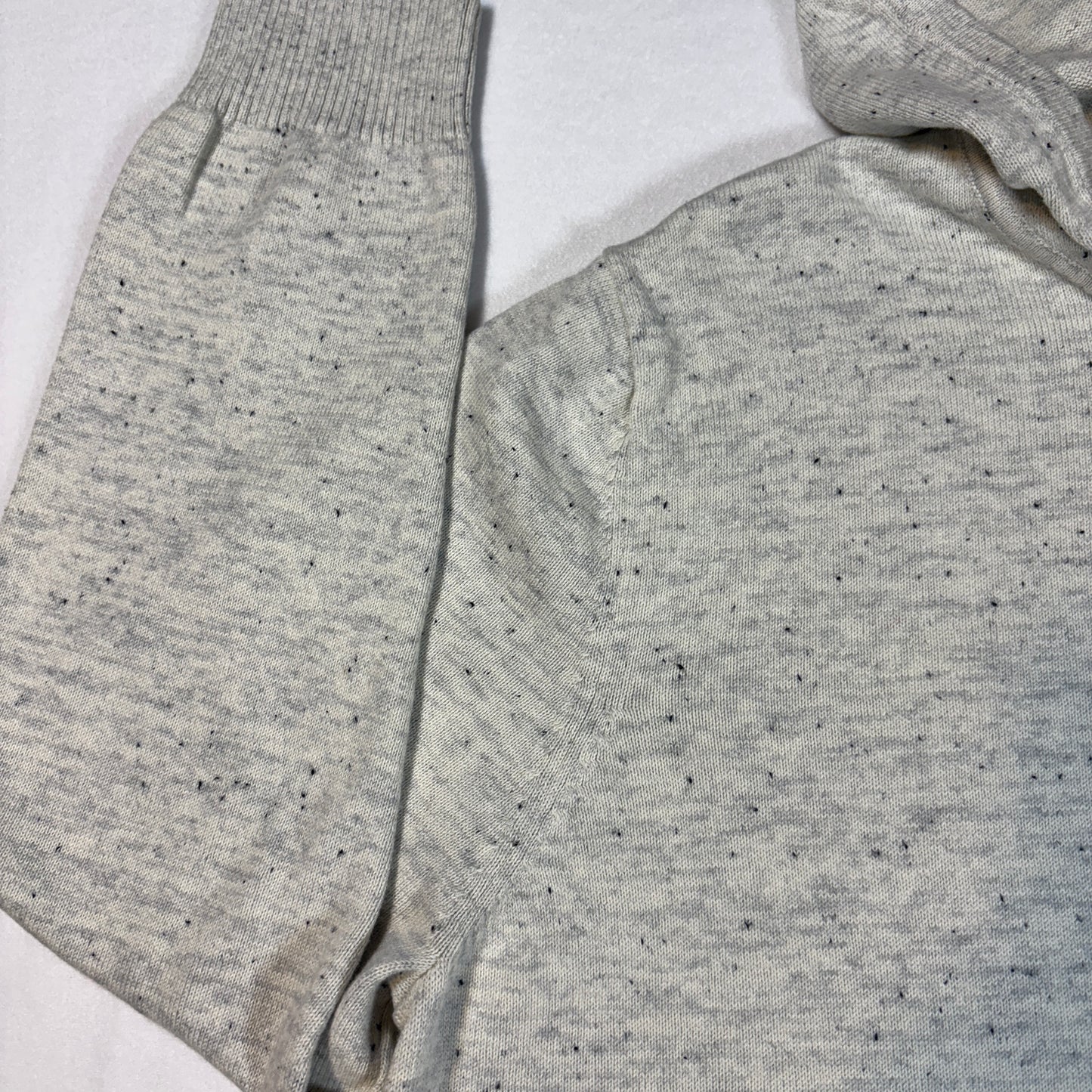 Goodfellow & Co Hoodie XL White Speckled Knit Pullover Hooded Sweater NWT