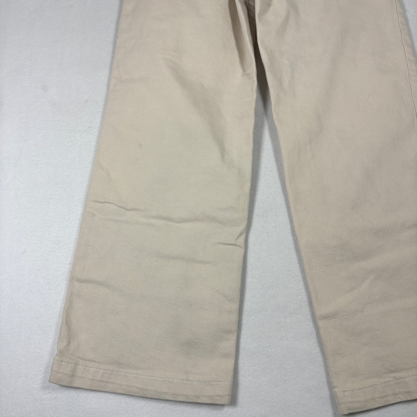 Cat & Jack Womens Wide Leg Jeans 12 Beige Stretch Y2K 90s Baggy Grunge