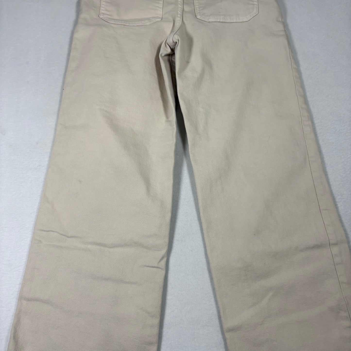 Cat & Jack Womens Wide Leg Jeans 12 Beige Stretch Y2K 90s Baggy Grunge