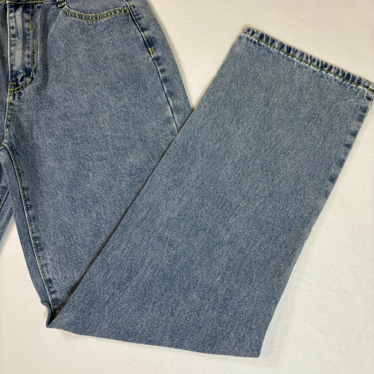 Vintage Blue Jeans Womens S High Rise Baggy Straight Leg 90s Y2K Denim Pants