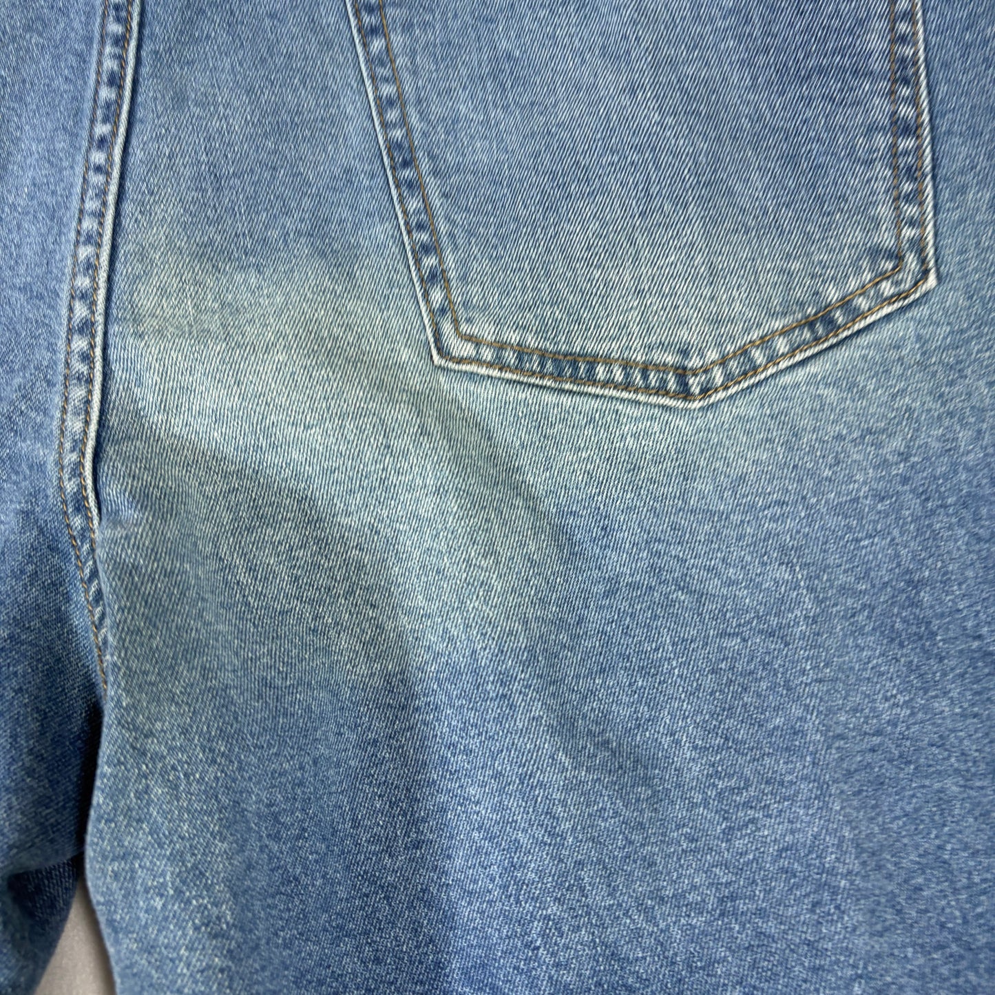 Old Navy Mens Bootcut Jeans 36x32 Blue Built In Flex Y2K 90s Grunge Faded