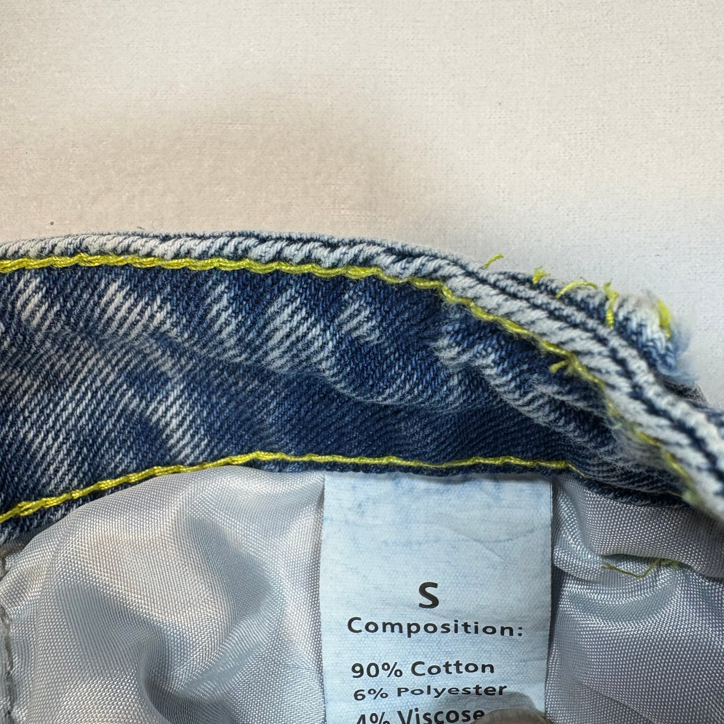 Vintage Blue Jeans Womens S High Rise Baggy Straight Leg 90s Y2K Denim Pants