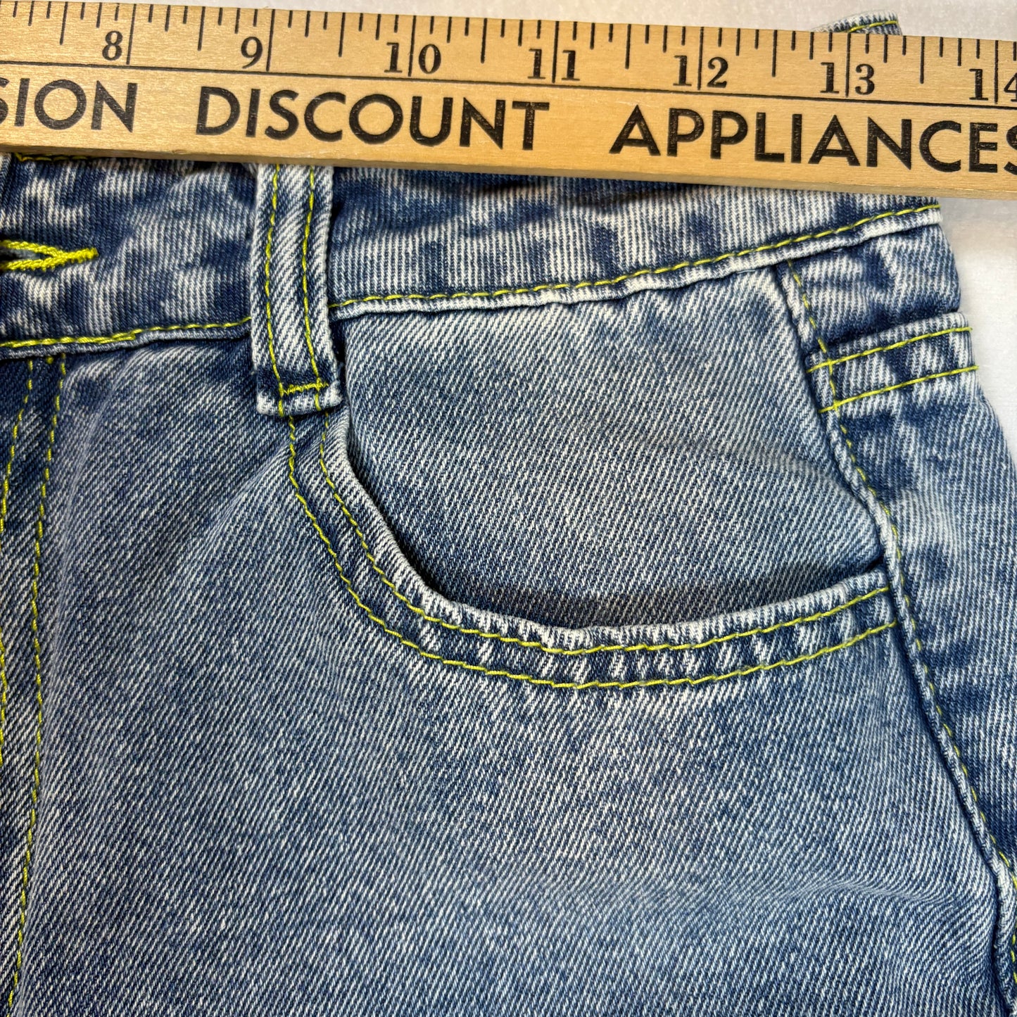 Vintage Blue Jeans Womens S High Rise Baggy Straight Leg 90s Y2K Denim Pants