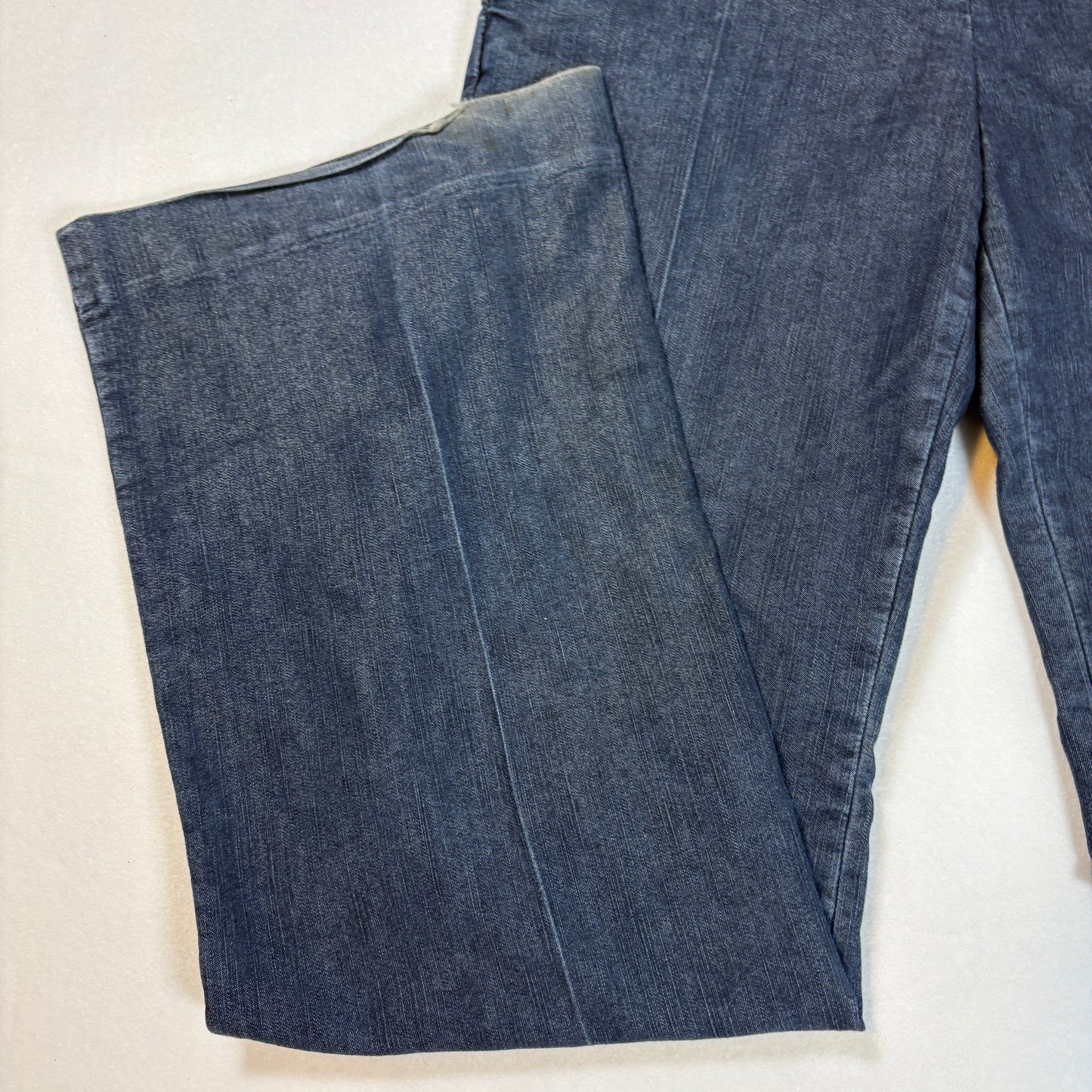 Editor Womens Pants 2R Dark Wash Denim Trouser Bootcut Career Work Dress Slacks