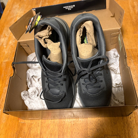 Skechers Go Walk 5 Demitasse Mens 11 Gray Walking Shoes Air Cooled Goga Mat NIB