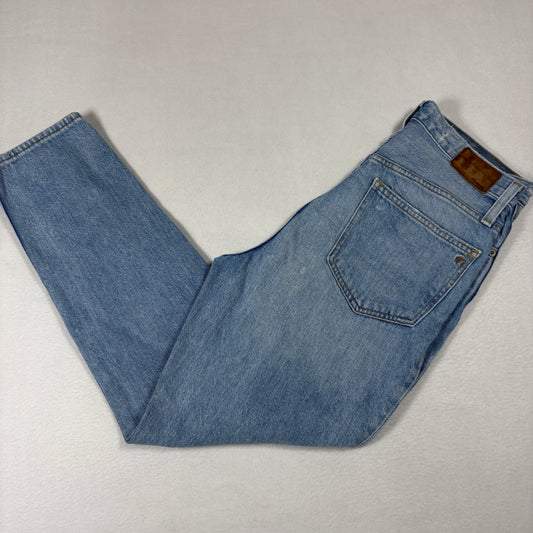 Madewell Womens Jeans 25 The Mom Jean High Rise Vintage 90s Grunge Distressed