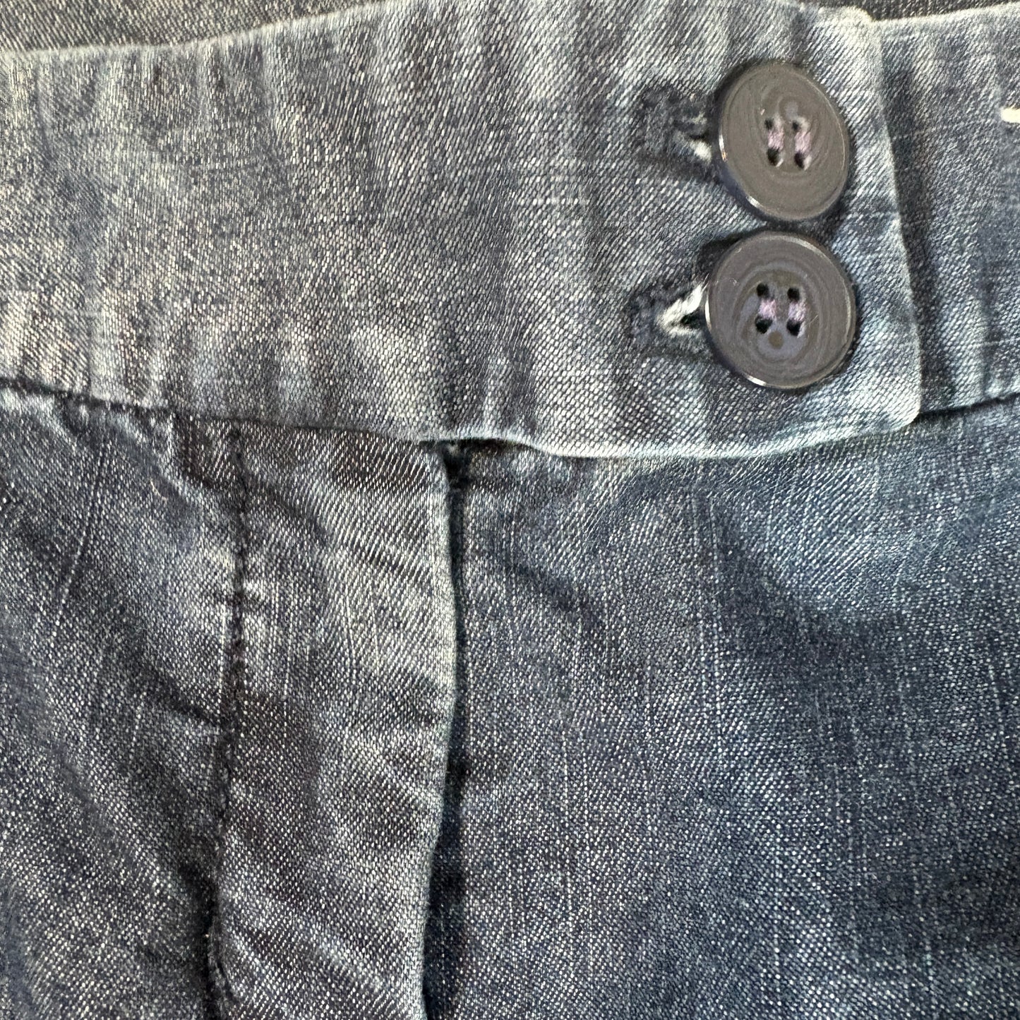 Editor Womens Pants 2R Dark Wash Denim Trouser Bootcut Career Work Dress Slacks