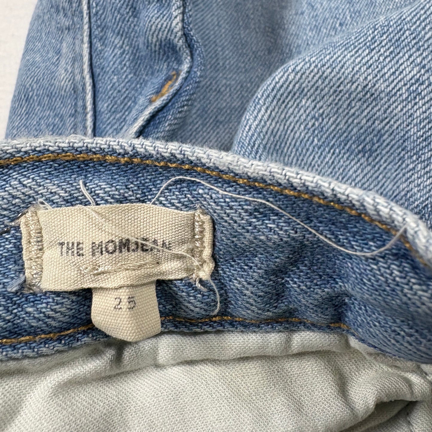 Madewell Womens Jeans 25 The Mom Jean High Rise Vintage 90s Grunge Distressed