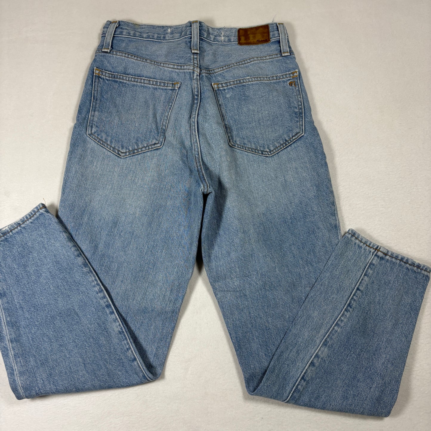 Madewell Womens Jeans 25 The Mom Jean High Rise Vintage 90s Grunge Distressed