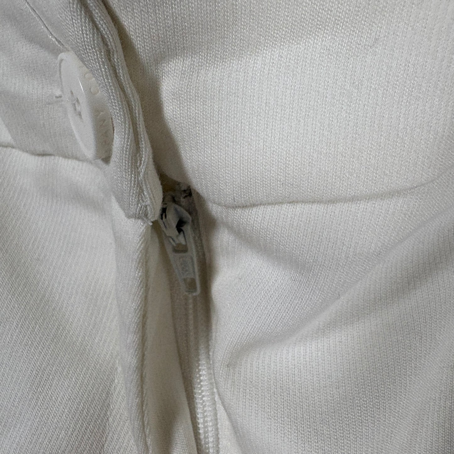 New York & Company Womens Pants 6 White Stretch Slim Ankle Dress Career Trousers