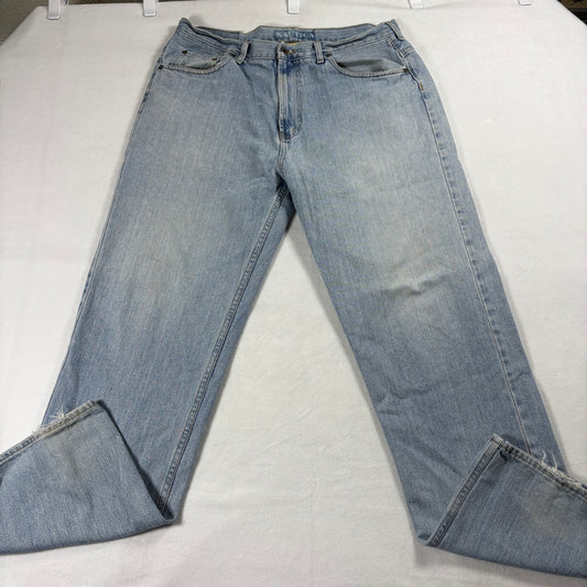 Vintage Nautica Jeans Mens 36x34 Light Wash Classic Fit Straight Leg Denim Blues