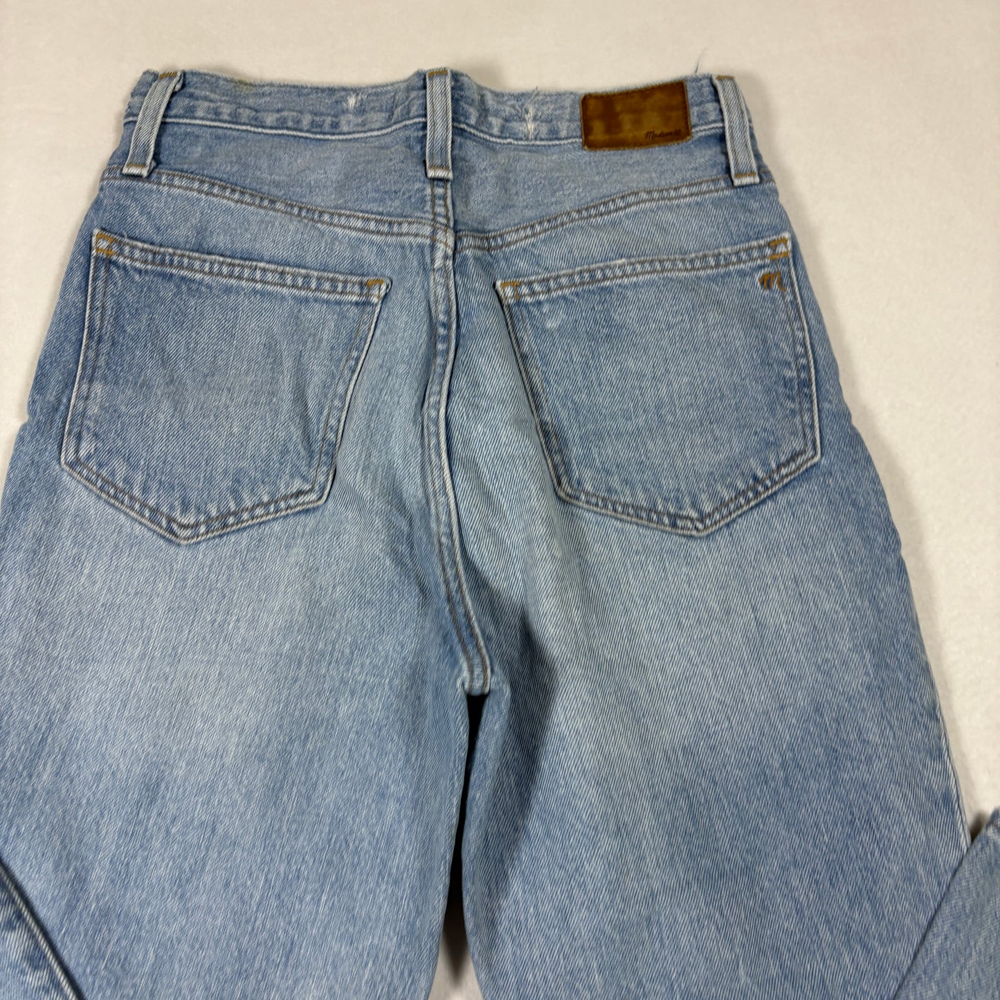Madewell Womens Jeans 25 The Mom Jean High Rise Vintage 90s Grunge Distressed