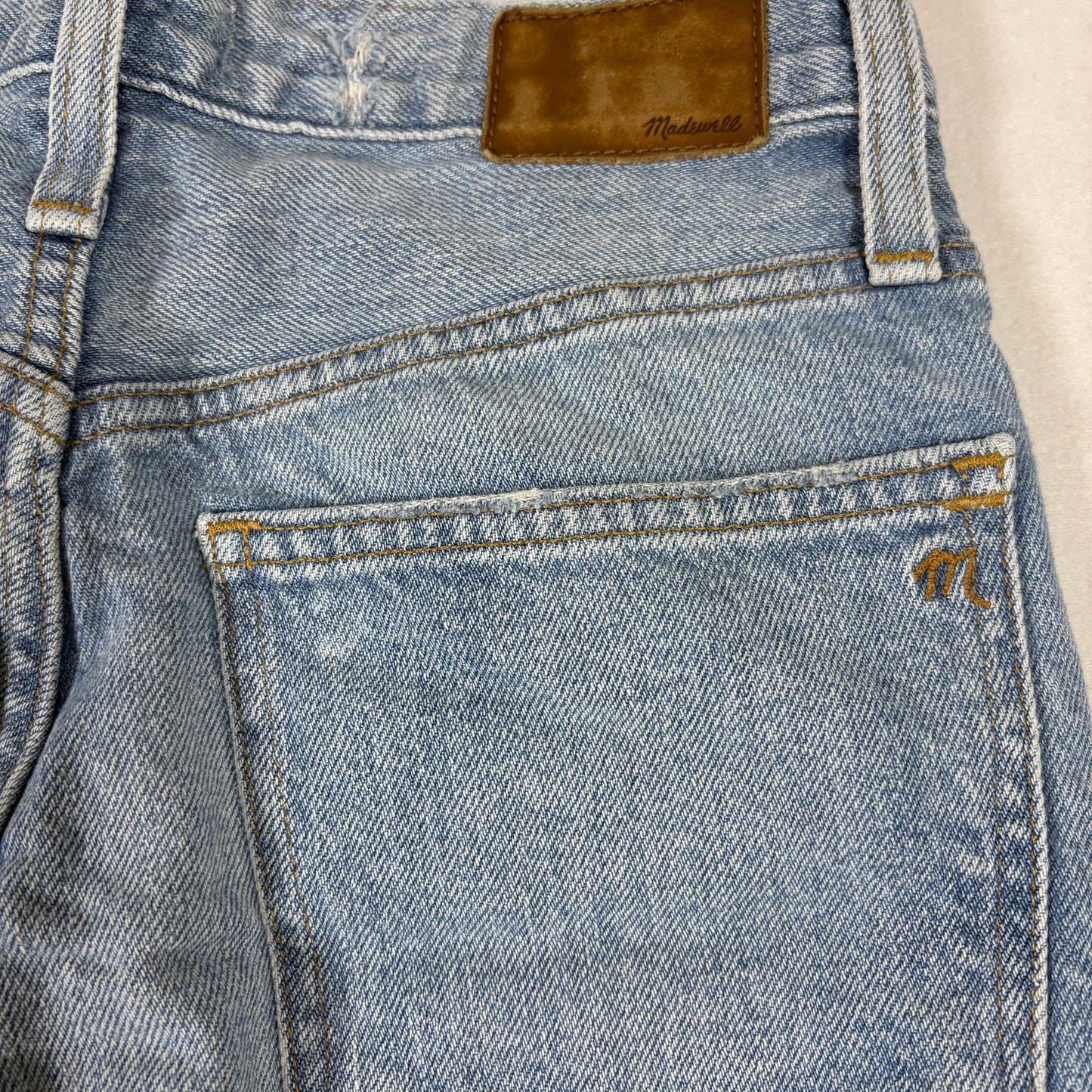 Madewell Womens Jeans 25 The Mom Jean High Rise Vintage 90s Grunge Distressed