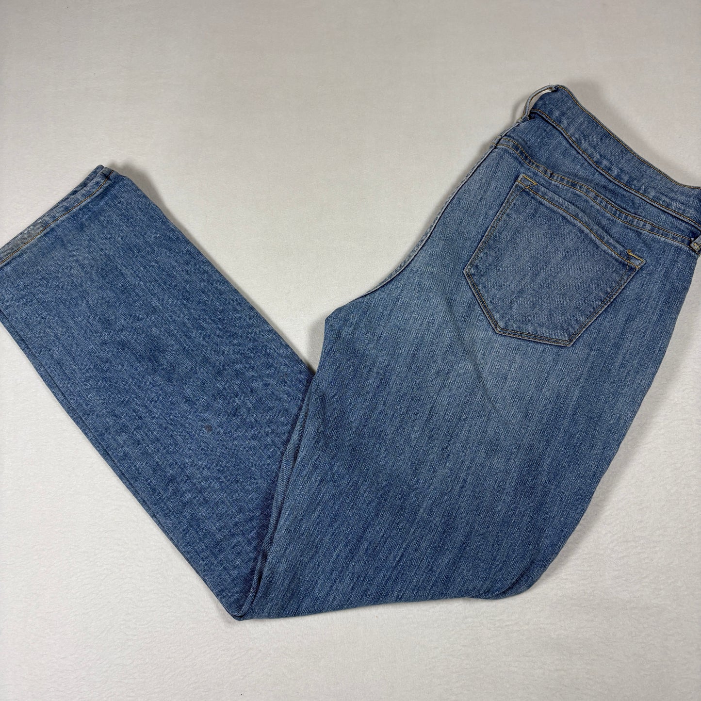 Old Navy Womens Jeans 8 Straight Leg Blue Denim Mid Rise Y2K 90s Grunge Casual