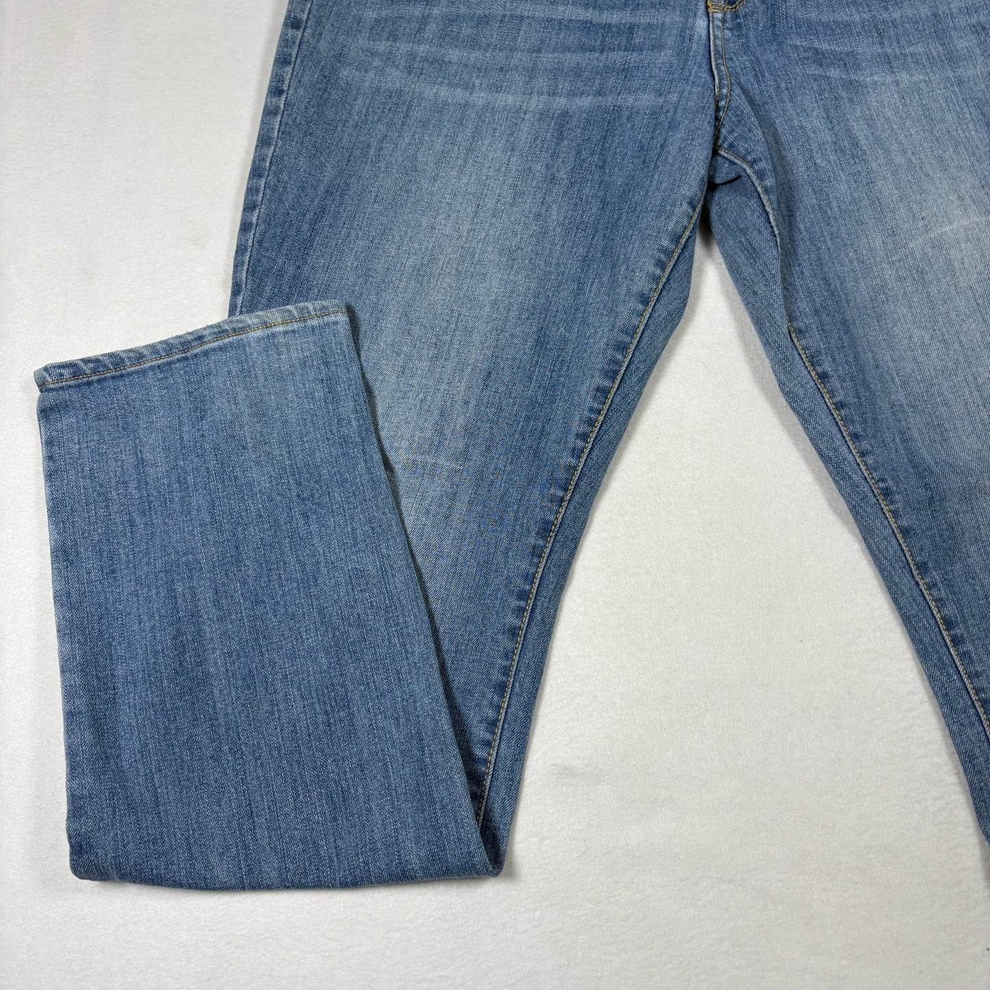 Old Navy Womens Jeans 8 Straight Leg Blue Denim Mid Rise Y2K 90s Grunge Casual