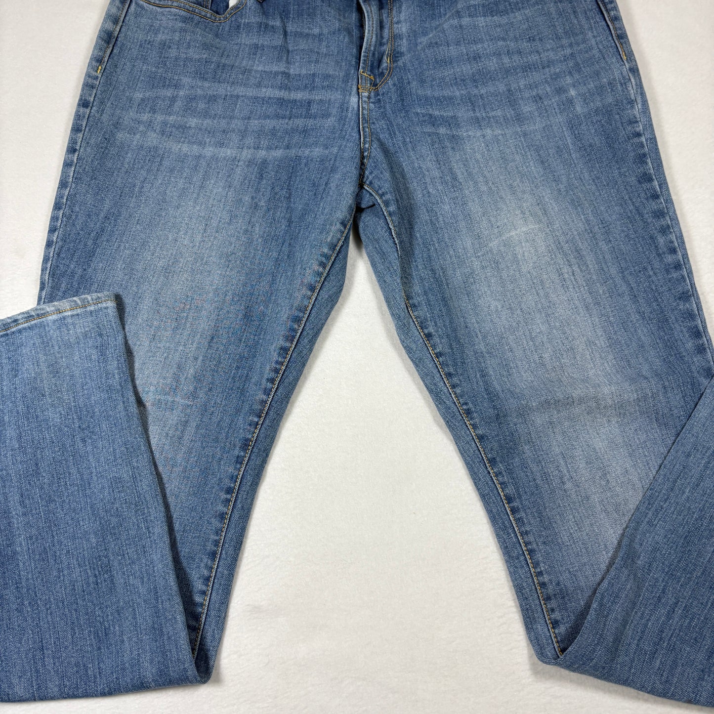 Old Navy Womens Jeans 8 Straight Leg Blue Denim Mid Rise Y2K 90s Grunge Casual