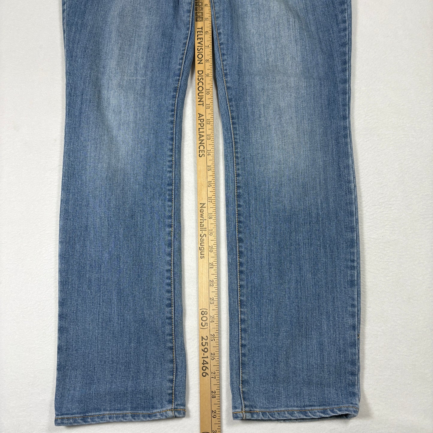 Old Navy Womens Jeans 8 Straight Leg Blue Denim Mid Rise Y2K 90s Grunge Casual