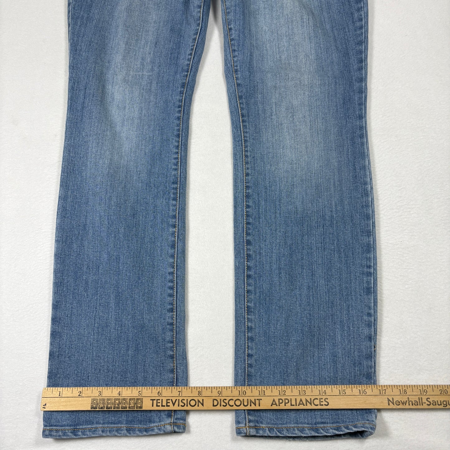 Old Navy Womens Jeans 8 Straight Leg Blue Denim Mid Rise Y2K 90s Grunge Casual