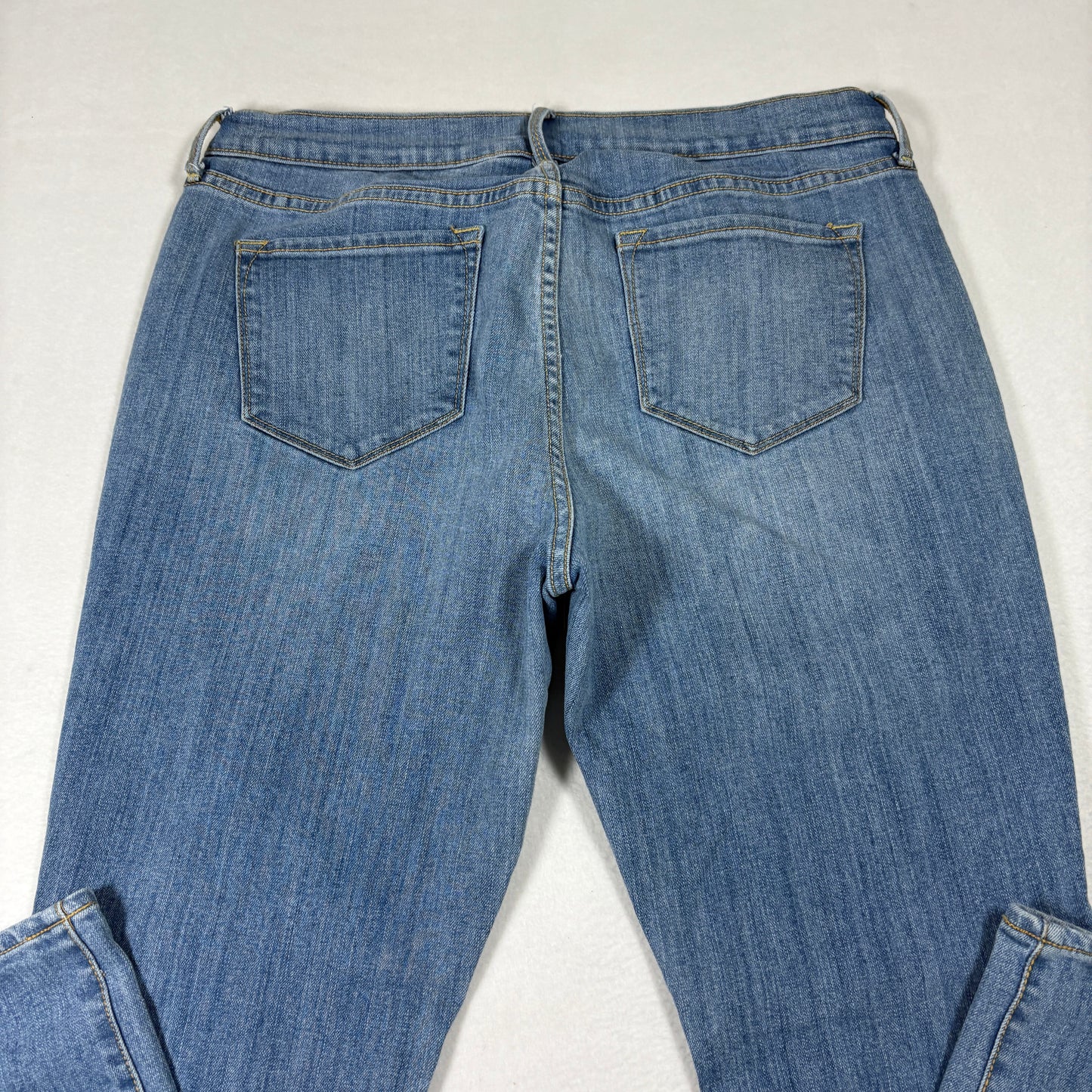 Old Navy Womens Jeans 8 Straight Leg Blue Denim Mid Rise Y2K 90s Grunge Casual