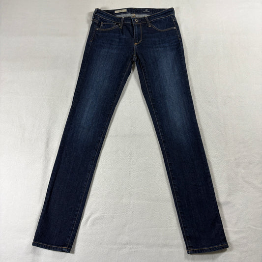 AG The Stilt Cigarette Leg Jeans Womens 26R Fits Like 26x30 Dark Wash Skinny