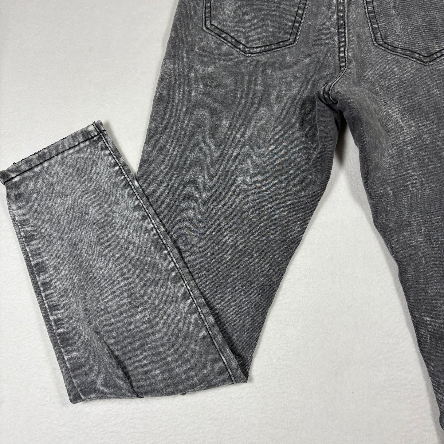 Cotton On Womens Jeans 4 Mid Grazer Skinny Gray Distressed Ripped Y2K Grunge
