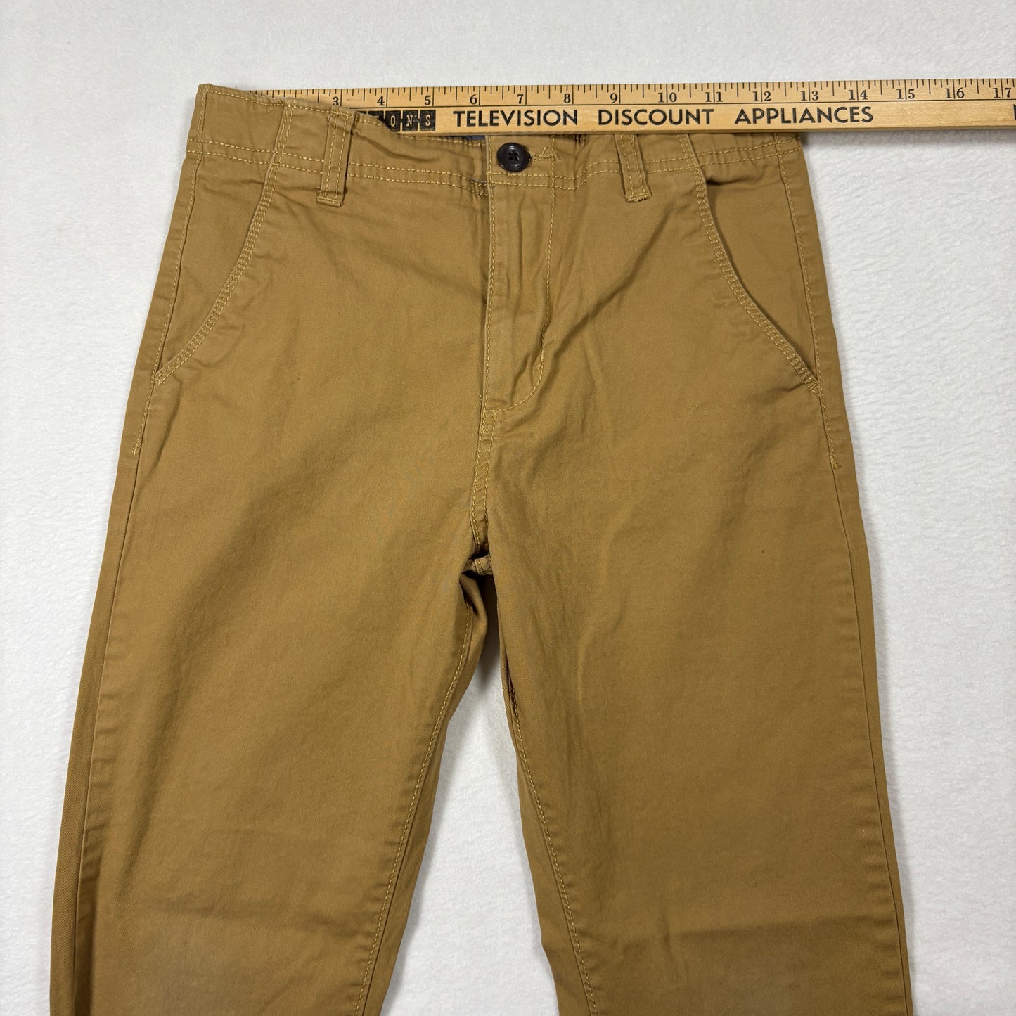 OshKosh Boys Chinos 12 Khaki Brown Straight Leg Casual Cotton Pants School