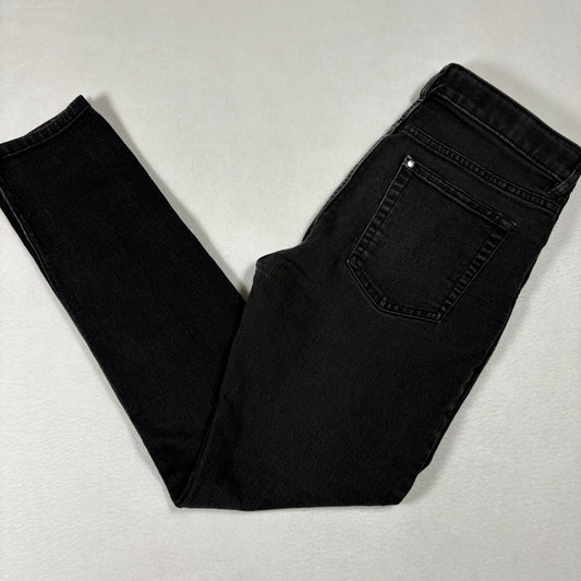 H&M Denim Mens Jeans 20 Skinny Fit Black Stretch Grunge Y2K 90s Casual Streetwear