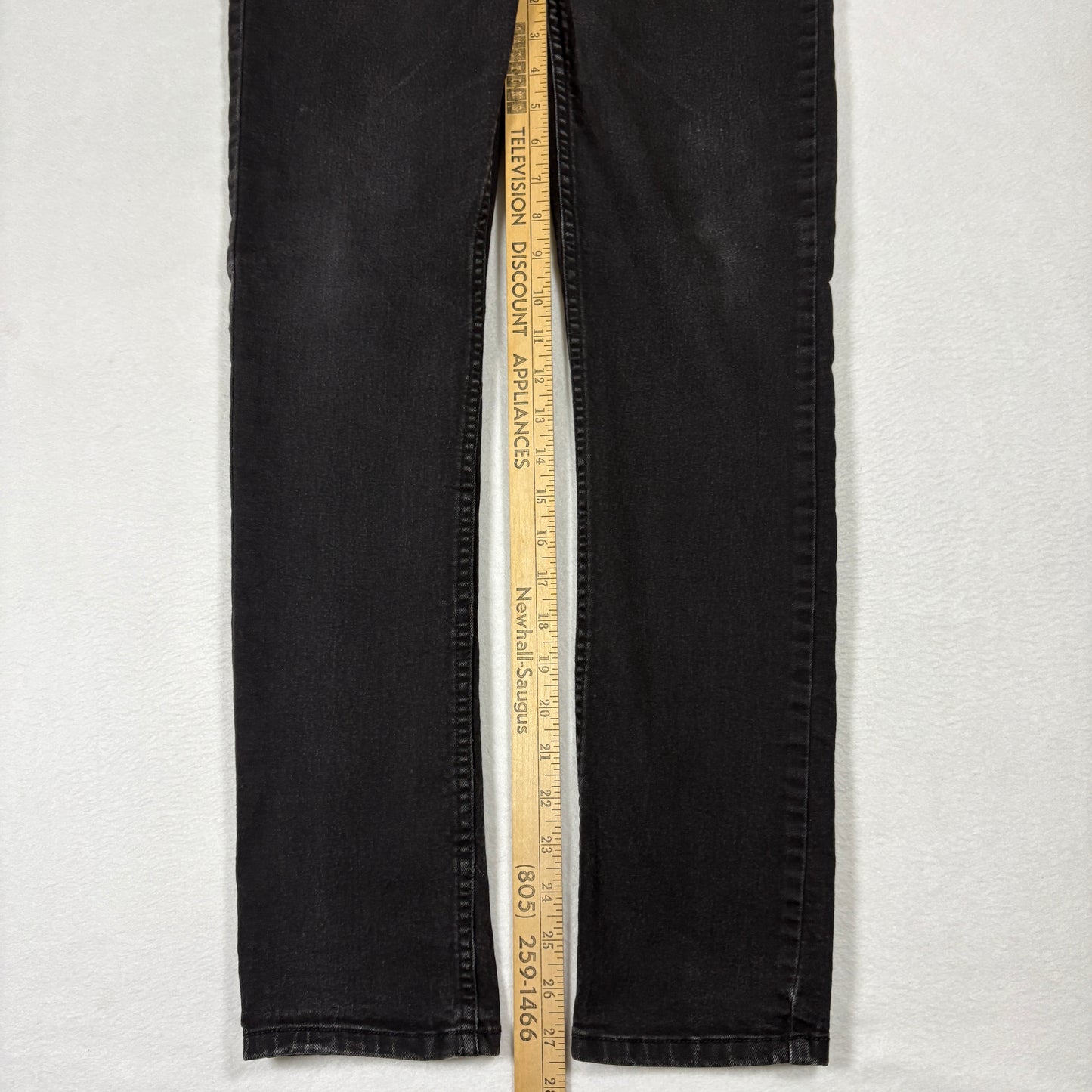 H&M Denim Mens Jeans 20 Skinny Fit Black Stretch Grunge Y2K 90s Casual Streetwear