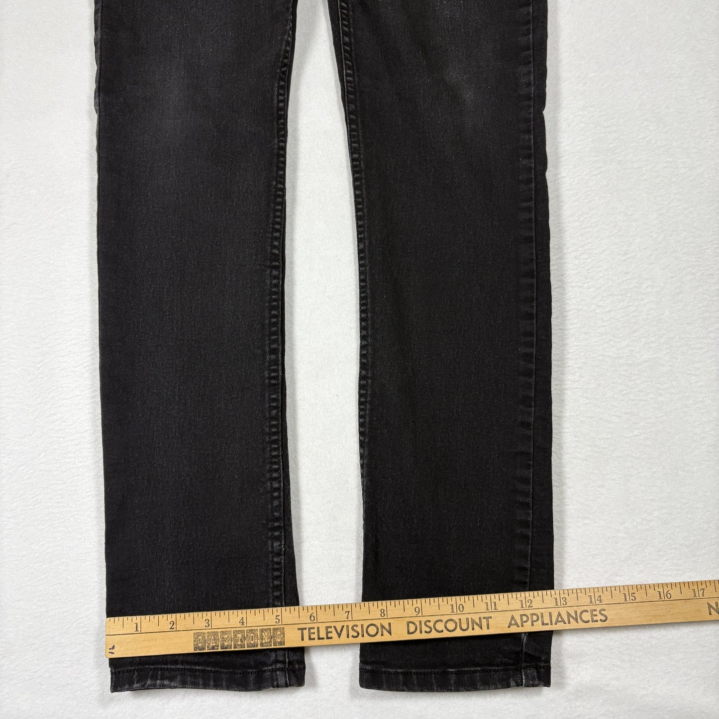 H&M Denim Mens Jeans 20 Skinny Fit Black Stretch Grunge Y2K 90s Casual Streetwear