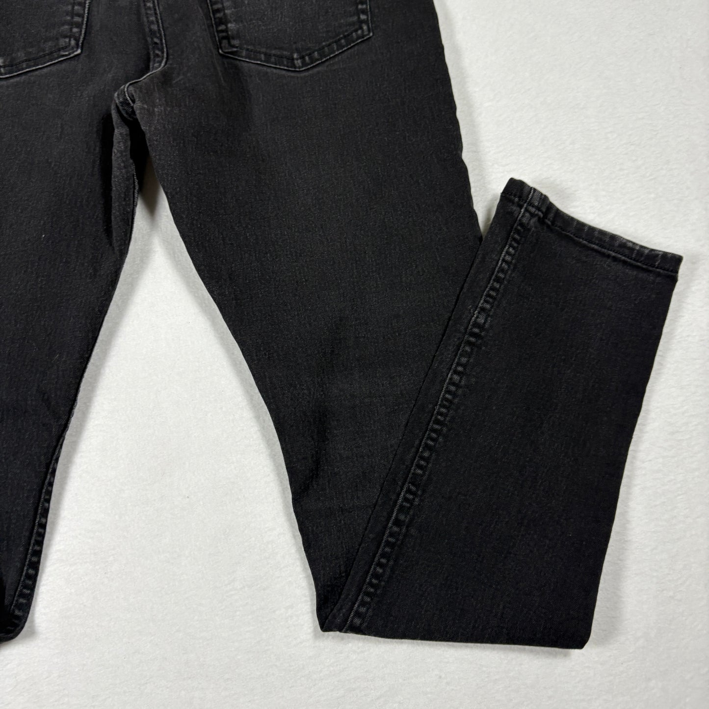 H&M Denim Mens Jeans 20 Skinny Fit Black Stretch Grunge Y2K 90s Casual Streetwear