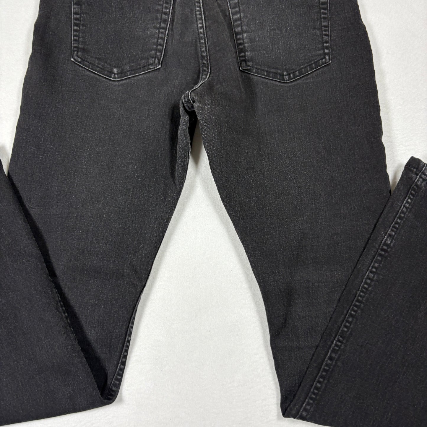 H&M Denim Mens Jeans 20 Skinny Fit Black Stretch Grunge Y2K 90s Casual Streetwear