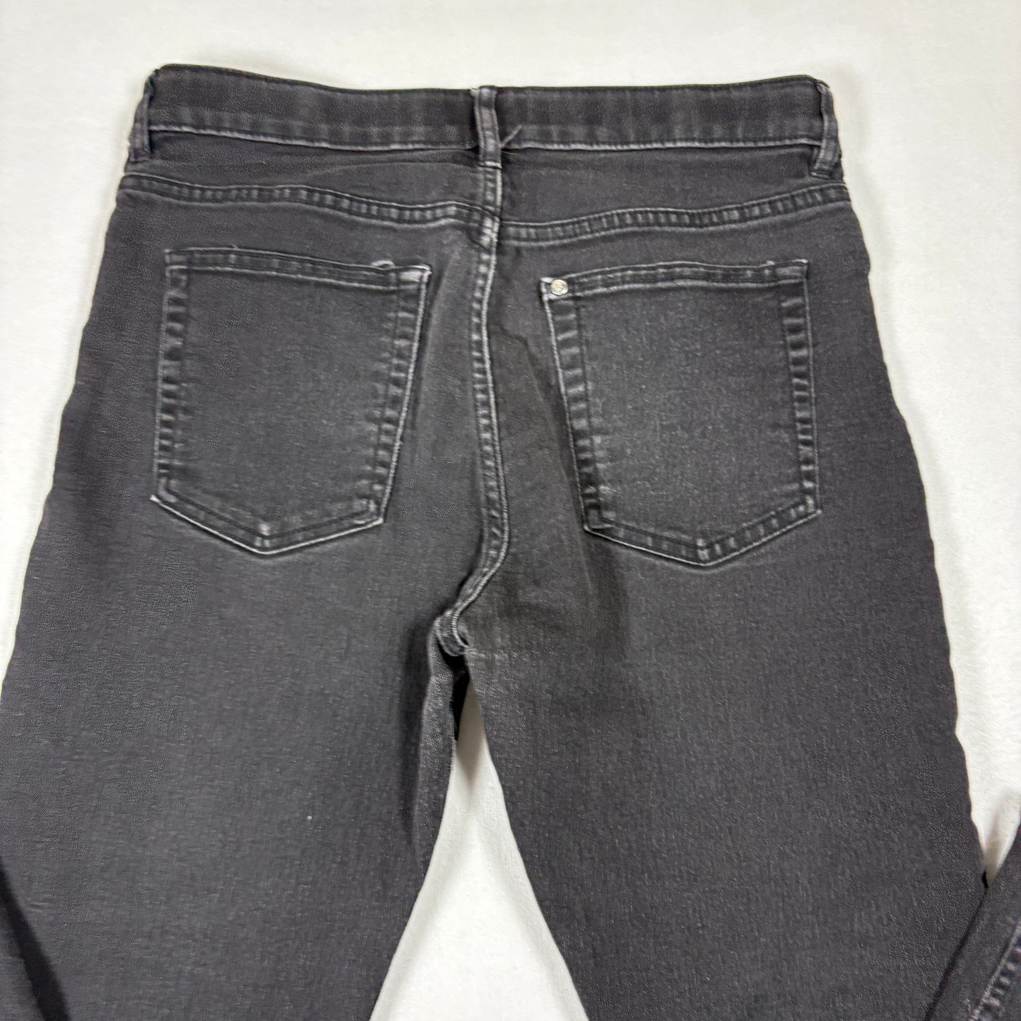 H&M Denim Mens Jeans 20 Skinny Fit Black Stretch Grunge Y2K 90s Casual Streetwear