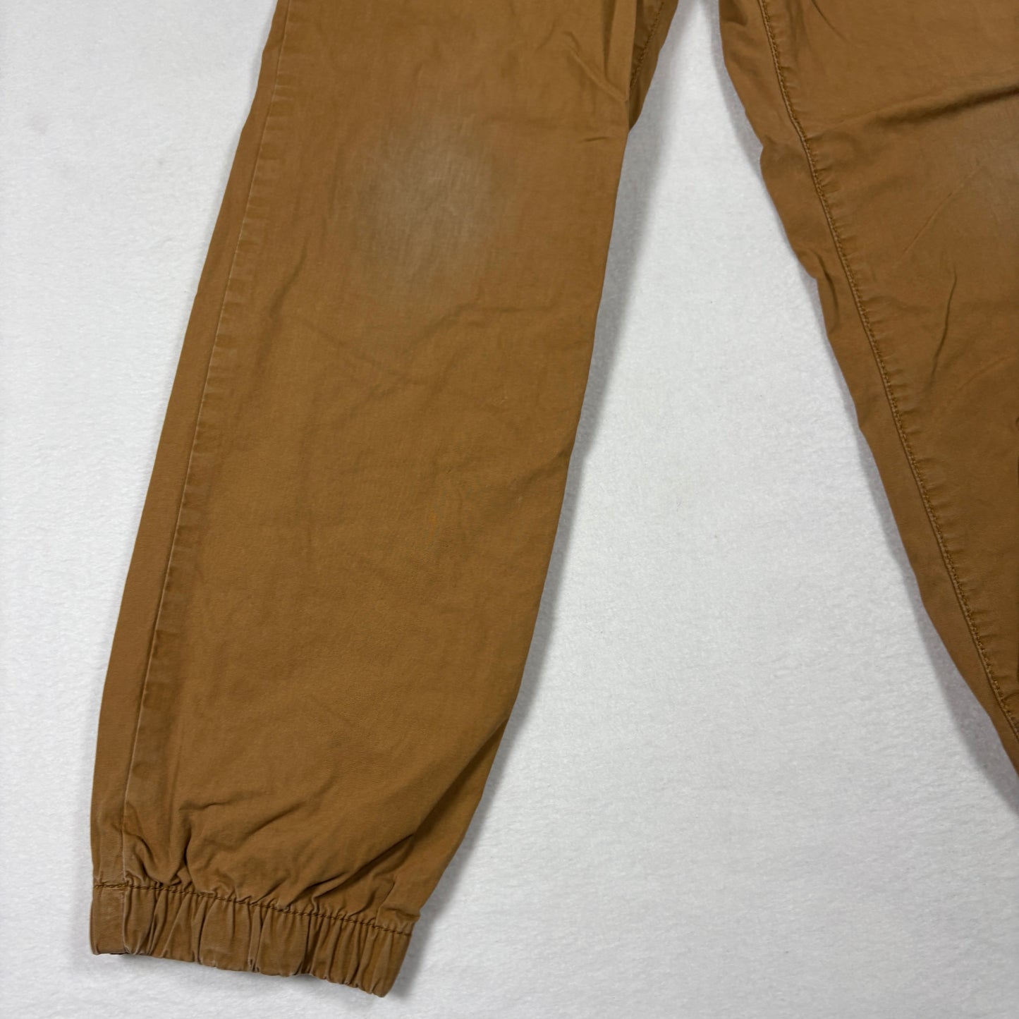 Carters Boys Jogger Pants 12 Brown Elastic Waist Cuffed Casual School Playwear