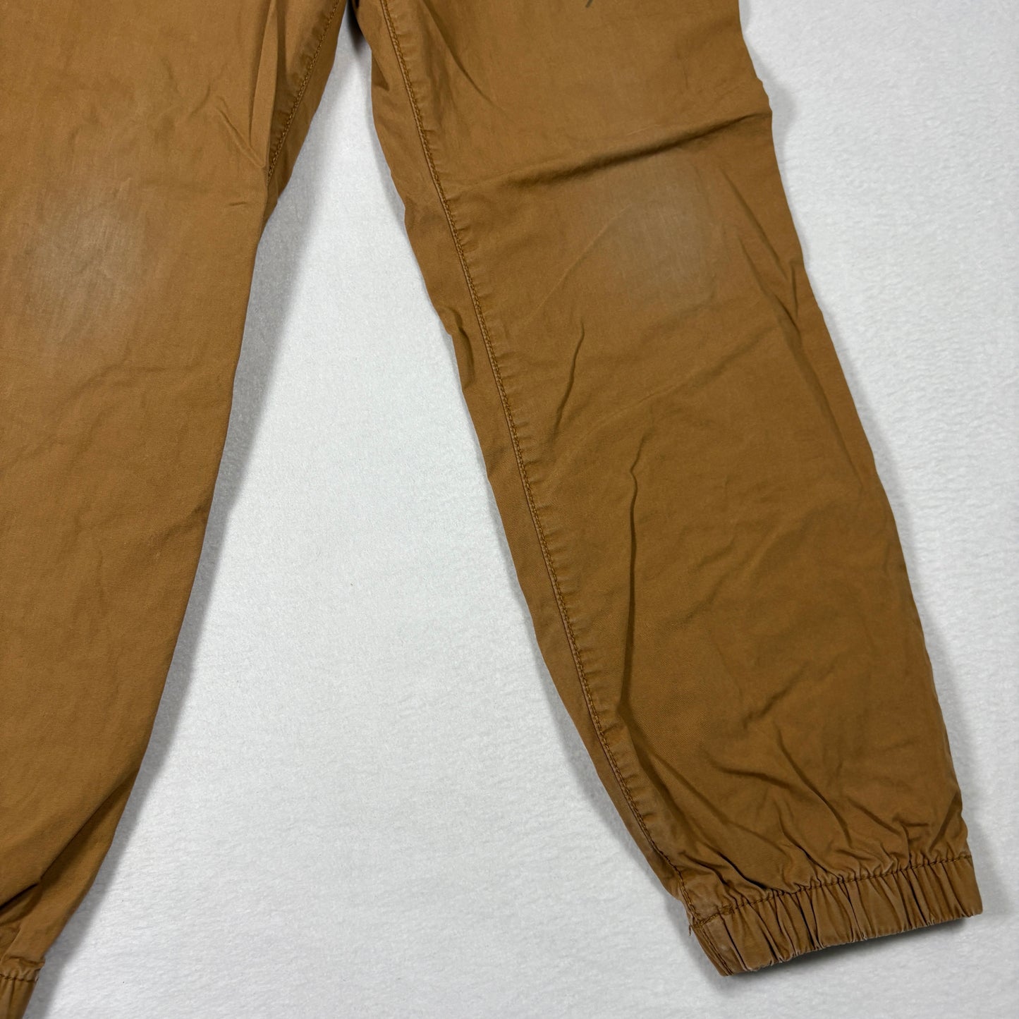 Carters Boys Jogger Pants 12 Brown Elastic Waist Cuffed Casual School Playwear